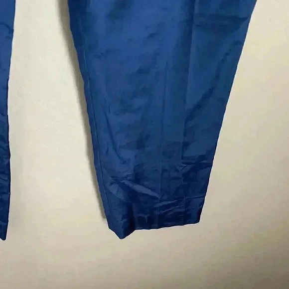 Rag & Bone Libby Velvet Cropped Pants Denim Blue Size 4 - Picture 4 of 15